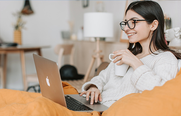 Woman-Having-Coffee-While-Using-Laptop-Other-Benefits-of-DHH-B-px-body